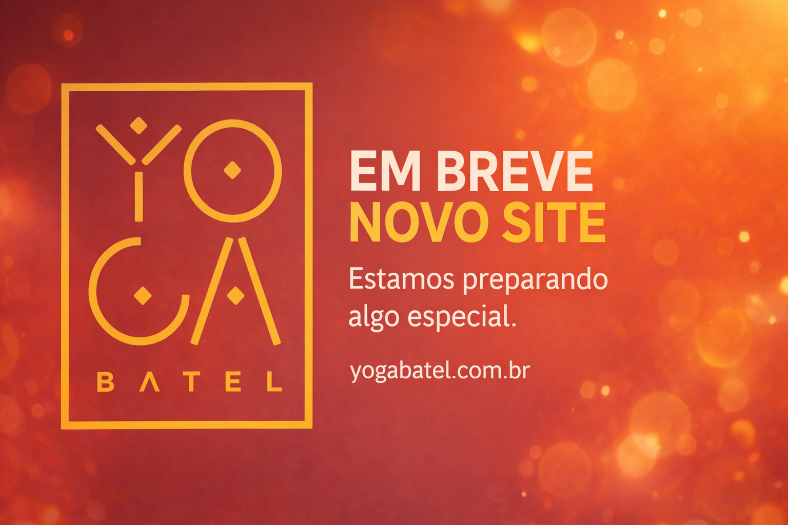 Yoga Batel - Em breve novo site
